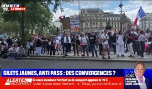 Manifestations anti-pass sanitaire: au moins 2.000 personnes ont rejoint le rassemblement à l'initiative de Florian Philippot à Paris