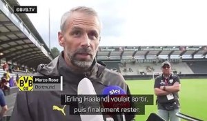 Dortmund - Rose est taquin avec Haaland : "Tu es en train de me tuer Erling, réfléchis à l'avance à ce que tu veux"