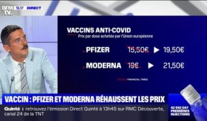 Les négociations en cours autour des vaccins de Pfizer et Moderna prévoient une hausse des prix des doses