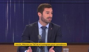 Covid-19 : "Le tee-shirt ne fait pas le virologue", ironise Julien Odoul, porte-parole du RN, après l'intervention d'Emmanuel Macron sur Tik Tok