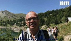 Didier Warnet, du parc national du Mercantour explique comment il veille sur le Lac d'Allos