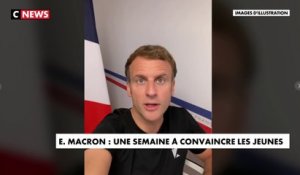 Emmanuel Macron : une semaine à convaincre les jeunes