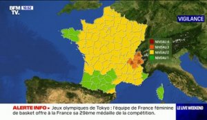 L'Isère, la Savoie et la Haute-Savoie placés en vigilance orange pluie-inondations