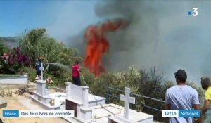Grèce : des feux hors de contrôle