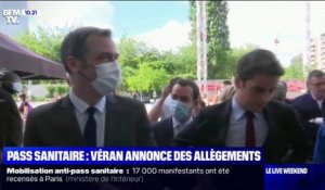 Pass sanitaire: Olivier Véran annonce qu'un "dépistage négatif sera valable 72h" pour les non-vaccinés