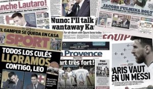 Les adieux larmoyants de Lionel Messi bouleversent la presse européenne, l'Inter Milan a désigné le successeur de Romelu Lukaku