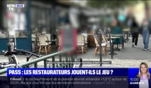 Extension du pass sanitaire: certains restaurateurs ne jouent pas encore le jeu