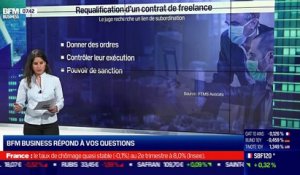 BFM Business avec vous: Un freelance a saisi le conseil de prud'hommes d'une action en requalification de son contrat, sur quels éléments pourrais-je être condamné ? - 13/08