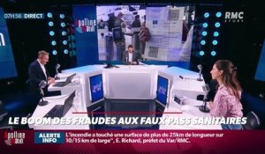 Frédéric Brindelle : Le boom des fraudes aux faux pass sanitaires - 17/08