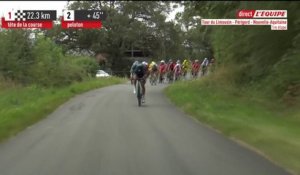 Cyclisme sur route -  : Le replay des derniers kilomètres de la 1ère étape du Tour du Limousin