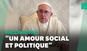 Covid-19: pour le pape François, se vacciner est "un acte d'amour"