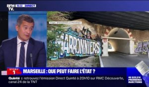 Gérald Darmanin à propos de l'adolescent tué à Marseille: "Tout montre que ce sont des règlements de comptes liés au trafic de drogue"