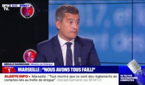 Adolescent tué à Marseille: pour Gérald Darmanin, "nous avons tous failli"
