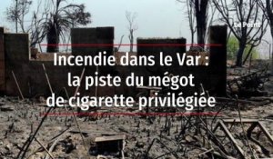 Incendie dans le Var : la piste du mégot de cigarette privilégiée