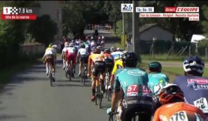 Cyclisme sur route -  : Le replay des derniers kilomètres de la 4ème étape du Tour du Limousin