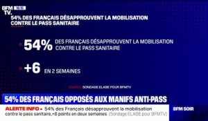54% des Français affirment désapprouver la mobilisation contre le pass sanitaire