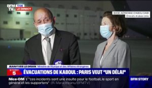 Jean-Yves Le Drian: "Demain, il y aura eu 2000 personnes évacuées en un peu plus d'une semaine depuis Kaboul, c'est un exploit"