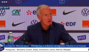 Didier Deschamps n'a pas pensé à arrêter les Bleus