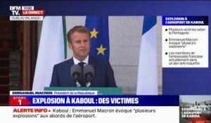 Kaboul: la France va encore tenter d'évacuer "plusieurs centaines de personnes en danger", selon Emmanuel Macron