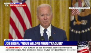 "Nous allons vous traquer et vous faire payer le prix": Joe Biden s'adresse aux auteurs de l'attentat à Kaboul