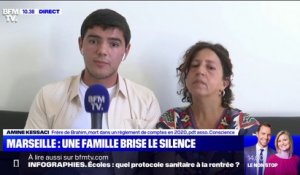 Règlements de comptes à Marseille: "Il y a une urgence (...), on demande de l'argent pour débloquer des moyens", le frère d'une victime témoigne