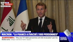 La France a évacué 2834 personnes d'Afghanistan, indique Emmanuel Macron