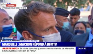 Emmanuel Macron à Marseille: "La confiance elle reviendra avec l'efficacité et les résultats, pas avec un discours"