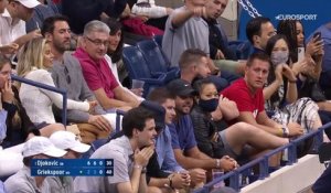 Djokovic se plaint à l'arbitre du comportement d'un spectateur