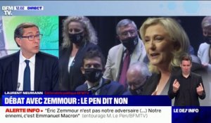 Marine Le Pen décline l'invitation de Robert Ménard à venir débattre avec Éric Zemmour