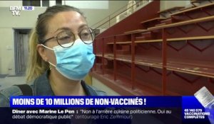 "C'est pour qu'elles soient tranquilles pour les activités périscolaires", explique cette mère qui accompagne ses filles se faire vacciner