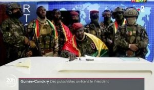 Guinée : des militaires font un coup d'État et arrêtent le Président