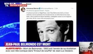 Pour Emmanuel Macron, "Jean-Paul Belmondo était un trésor national"