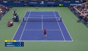 Encore un match de dingue : le résumé de la victoire épique de Sakkari sur Andreescu