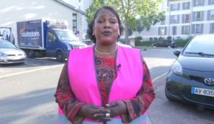 Fatimata Sy (Gilets roses): "Nous sommes tous remontés par rapport à la maman qui a été gazée" à Corbeil-Essonnes