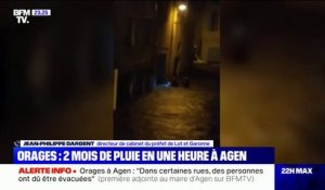 Inondations à Agen: "Une soixantaine d'interventions ont déjà été conduites par les sapeurs-pompiers", selon la préfecture