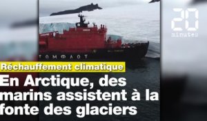 En Arctique, des marins témoignent de la fonte des glaciers