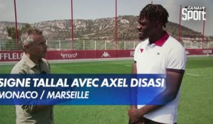 "Signé Tallal" avec Axel Disasi