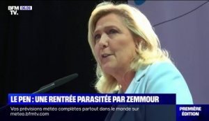 La rentrée de Marine Le Pen parasitée par les ambitions d'Éric Zemmour