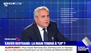 Xavier Bertrand: "La primaire, je n'y participerai pas parce que je pense qu'elle est source de division"