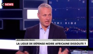 Jean-Sébastien Ferjou critique la dissolution de la Ligue de défense noire africaine :