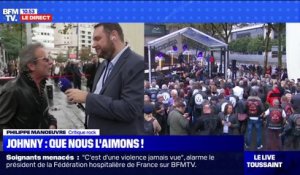 Philippe Manoeuvre: "Johnny Hallyday, c'était colossal !"