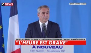 Xavier Bertrand : «Sous le mandat de Nicolas Sarkozy, la délinquance a baissé. Depuis, elle n’a fait qu’augmenter»