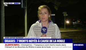 Cinq baigneurs sont morts noyés à cause de la houle dans l'Hérault