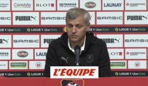 Genesio : «La hiérarchie des gardiens n'est pas modifiée» - Foot - L1 - Rennes