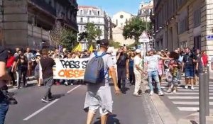 Marseille : 10e journée de mobilisation contre le pass sanitaire