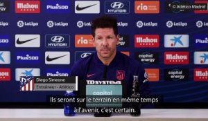 Atlético - Simeone : "Joao Felix et Griezmann peuvent jouer ensemble"