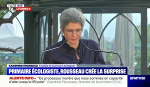 Sandrine Rousseau: "Ce résultat est une surprise que pour les personnes qui n'ont pas saisies les évolutions de la société"