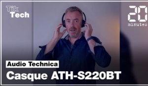 On a testé le casque Bluetooth ATH-S220BT d’Audio Technica