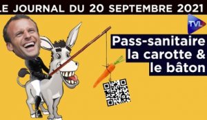 Pass-sanitaire : Macron souffle le chaud et le froid - JT du lundi 20 septembre 2021
