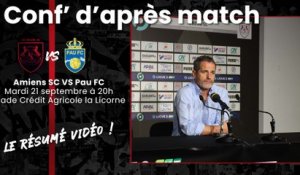 Conférence d'après match ASC-Pau FC: Philippe Hinschberger